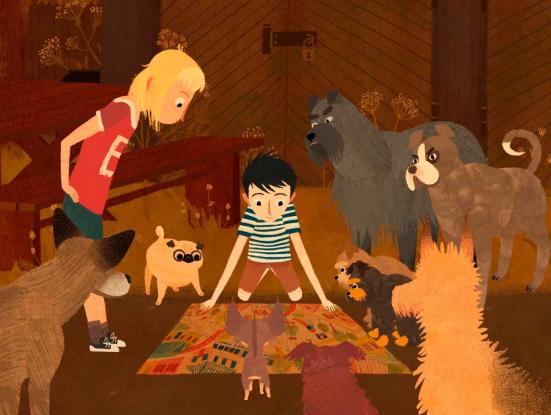 Jacob, Mimi i els gossos del barri