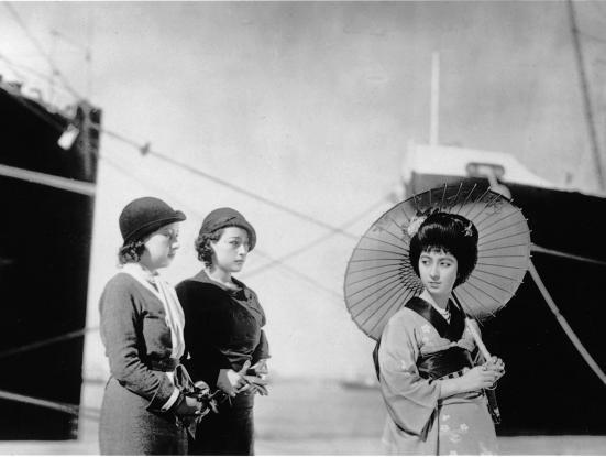 Minato no Nihon musume Chicas japonesas en el puerto