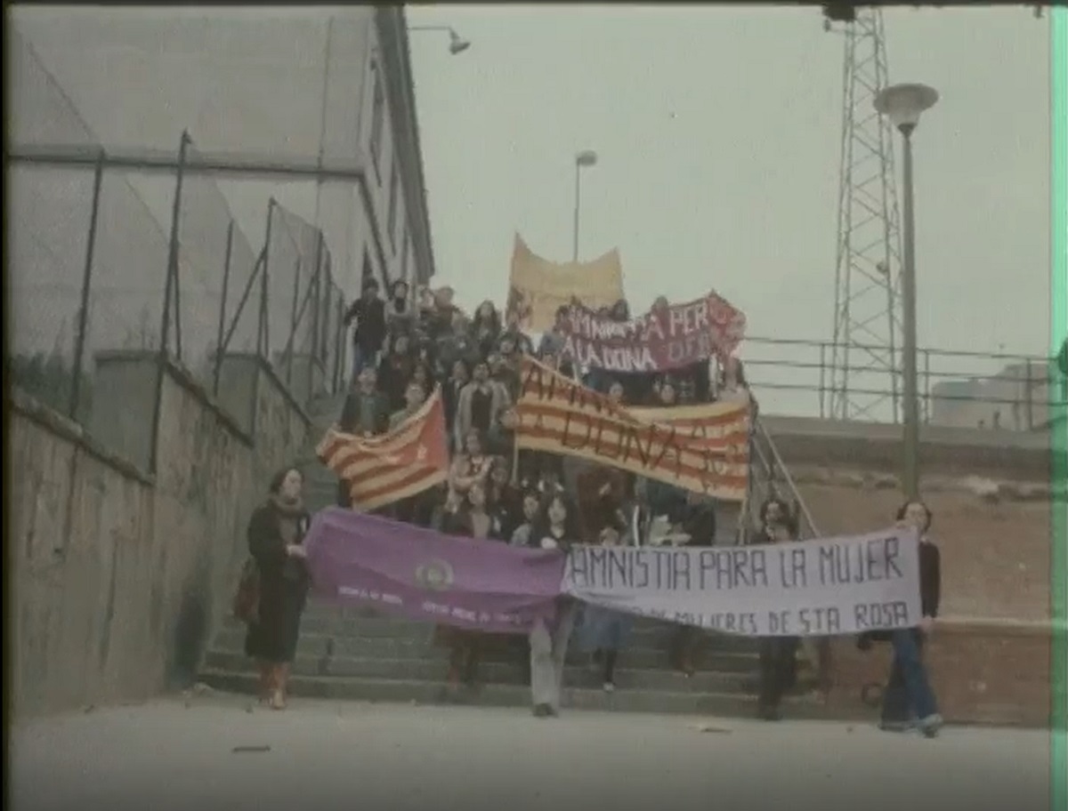 Fotograma de Noticiari de Barcelona, núm 12. Feminisme. els moviments feministes (ICC, 1977))