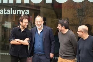 Pablo La Parra, Ira Sachs, Josep Machado i Xavi Lezcano