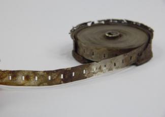 Bobina oberta amb pel·lícula