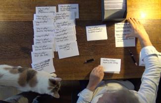 Georges Didi-Huberman, fotograma de ‘Face à face à matière’, 1998