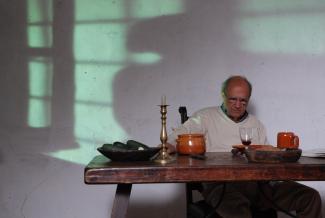 Die Stille vor Bach. Rodatge. Pere Portabella. Foto: Helena Gomà