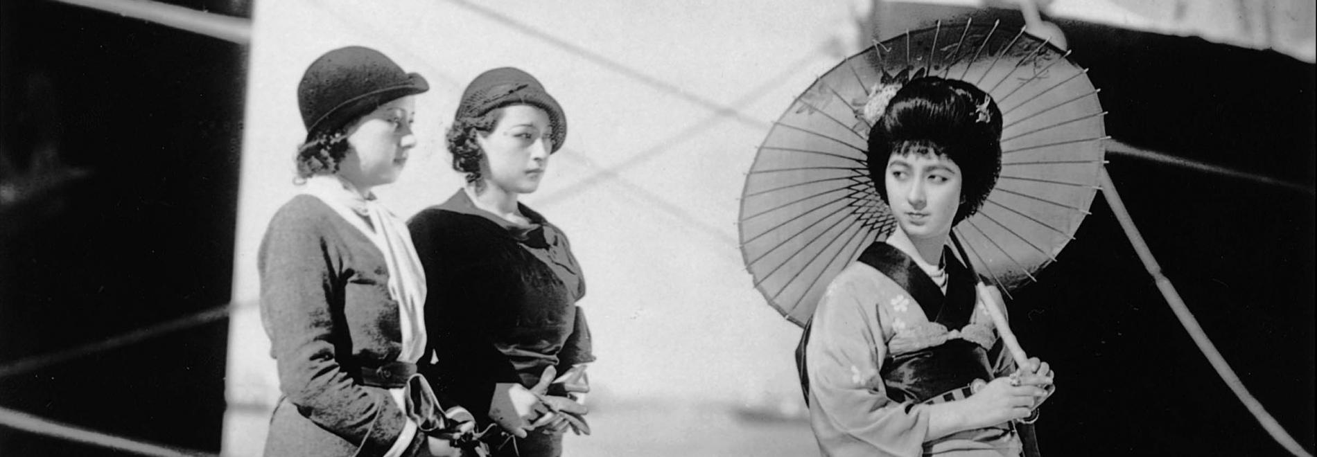 Minato no Nihon musume Chicas japonesas en el puerto