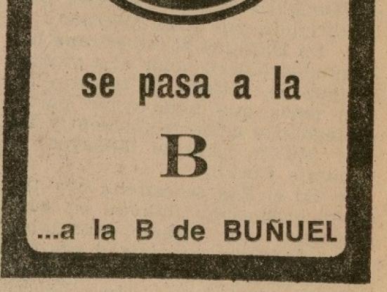Anunci cicle Buñuel 01