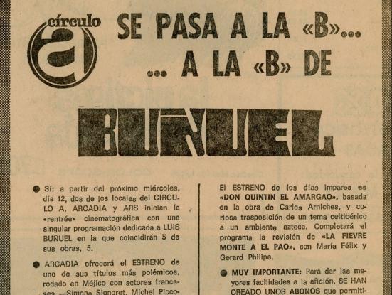 Anunci cicle Buñuel 02