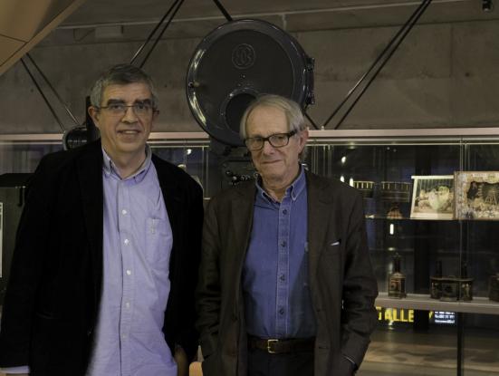 Foto Esteve Riambau i Ken Loach 2