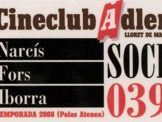 Carnet Cineclub Adler Lloret de Mar