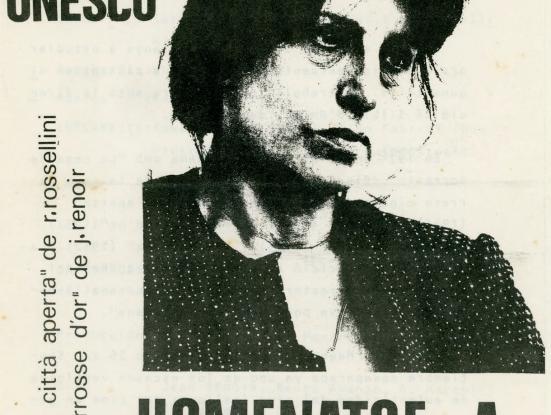 Cartell Cineclub Amics Unesco