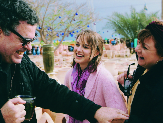 Foto de rodatge de 'Free Zone'