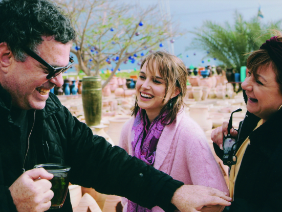 Amos Gitai al rodatge de 'Free Zone'