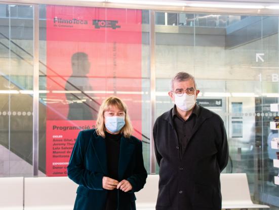 Foto RdP 10 anys 1. Natàlia Garriga, Esteve Riambau