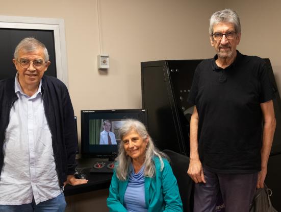 Presentació Pla de digitalització: Esteve Riambau, Rosa Vergés i Ferran Alberich