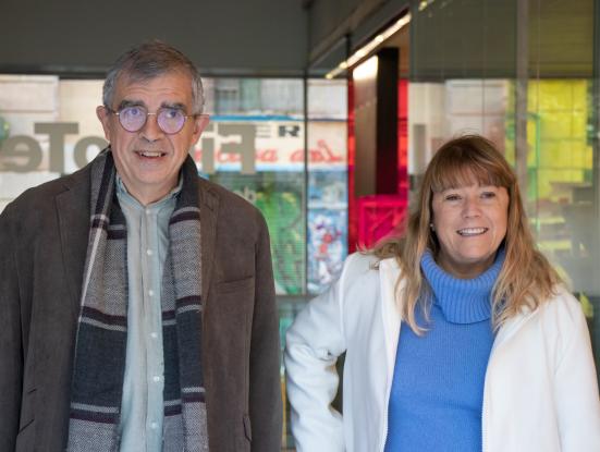 Foto Presentació filmoteca 2023-3 Esteve Riambau i Natàlia Garriga