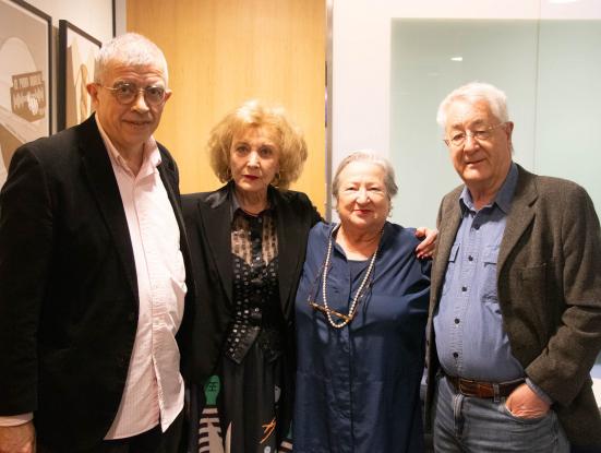 Esteve Riambau, Marisa Paredes, Teresa Enrich i Jaume Peracaula