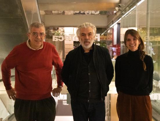 Esteve Riambau, Pedro Costa i Marina Vinyes