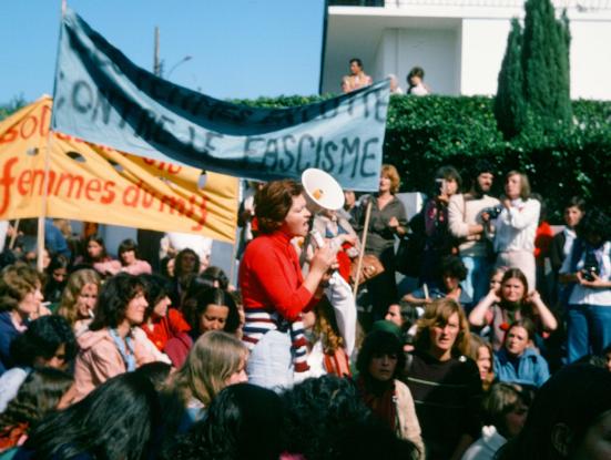 NFF-Hendaye1975 - 'Marche des femmes à Hendaye, 5 d'octubre 1975 © Nicole Fernández Ferrer