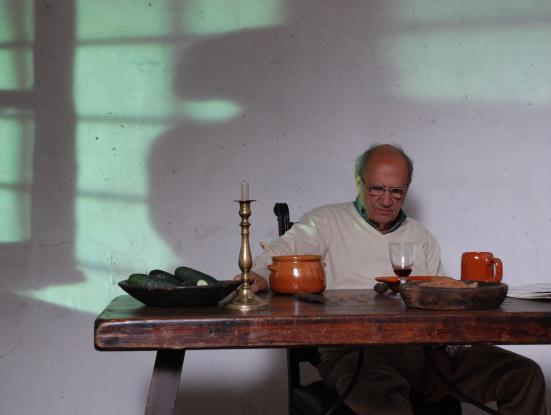 Die Stille vor Bach. Rodatge. Pere Portabella. Foto: Helena Gomà