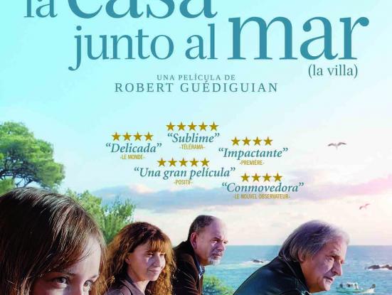 Cartell de 'La villa' / 'La casa junto al mar' (Robert Guédiguian, 2018)