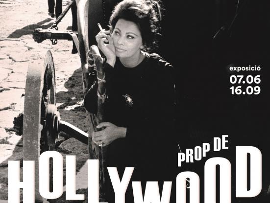 Cartell de l'exposició "Prop de Hollywood. Fotografies de Claudi i Frederic Gómez Grau"