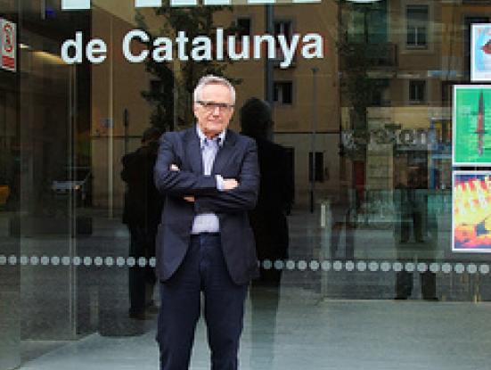 Marco Bellocchio arribant a la Filmoteca